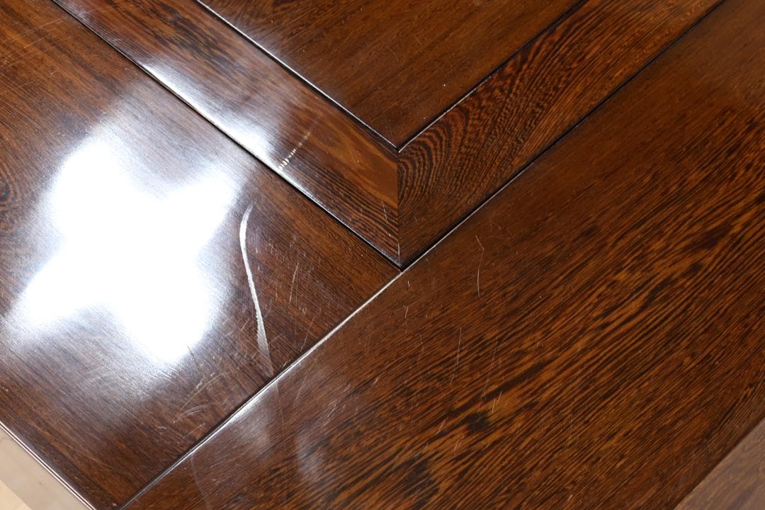 新品未使用　鉄刀木（タガヤサン）総無垢　関西火鉢　4尺　天厚7.5　BJ217