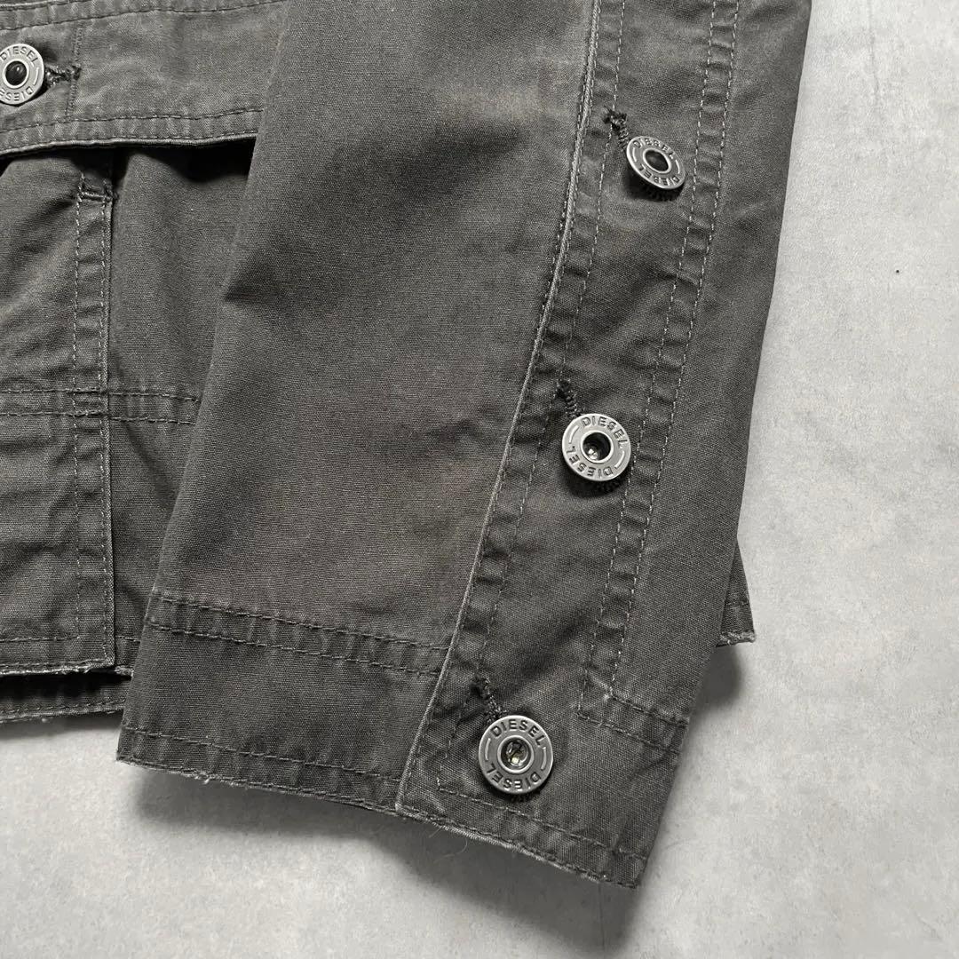 ジャケット・アウター 00s DIESEL archive military jacket y2k M