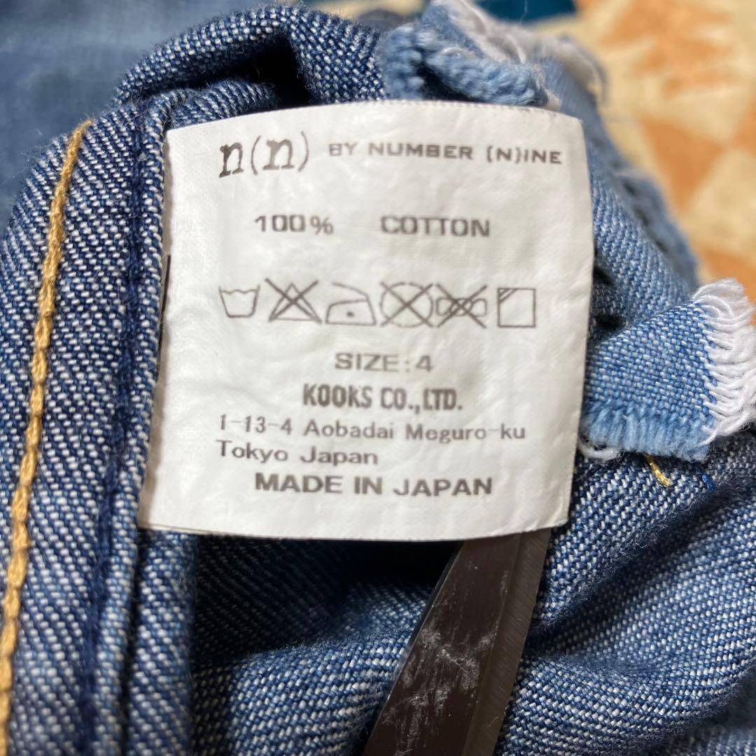【美品4】NUMBER(N)INE デニムウエスタンシャツ
