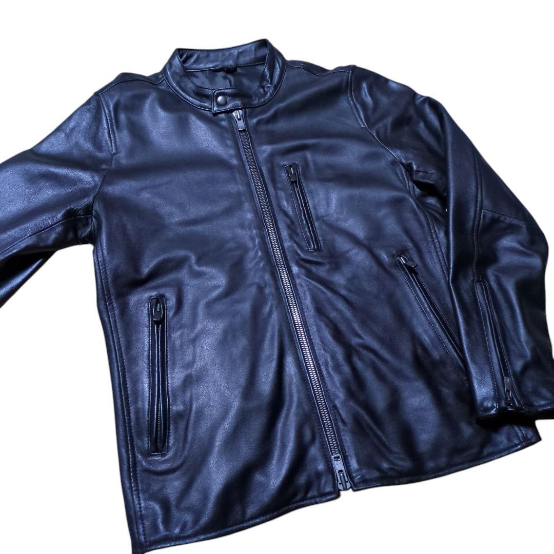 AKM Contemporary シングル ライダース レザージャケット 羊革
