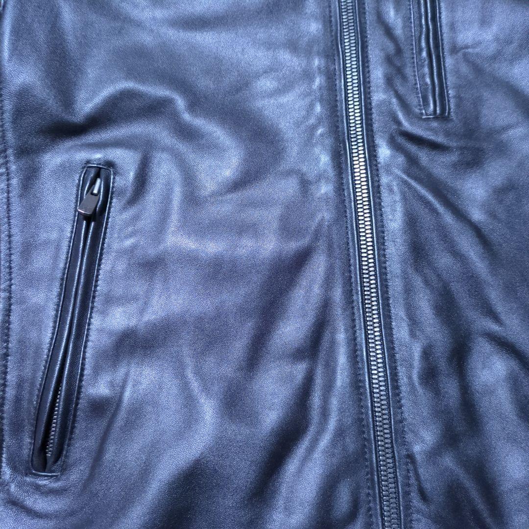 AKM Contemporary シングル ライダース レザージャケット 羊革