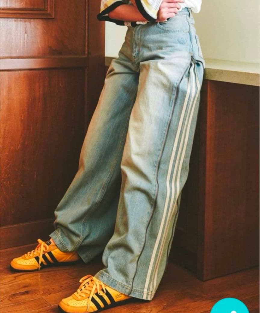 【最安値】アディダス ジップ デニムパンツ 29 完売品