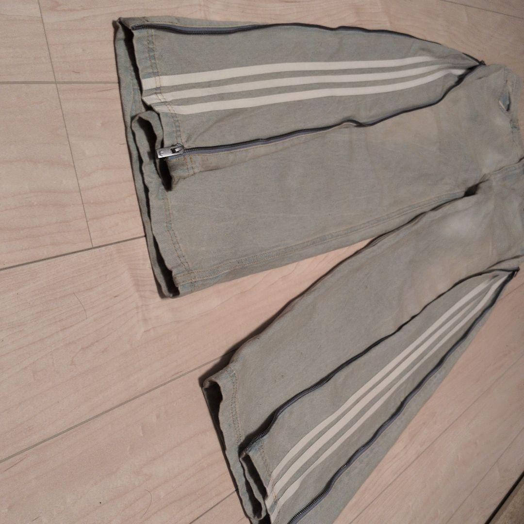 【最安値】アディダス ジップ デニムパンツ 29 完売品