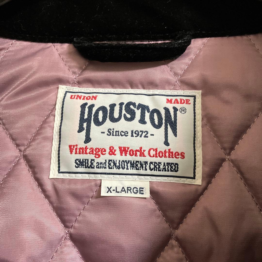 HOUSTON ブラック ベトジャン　別珍