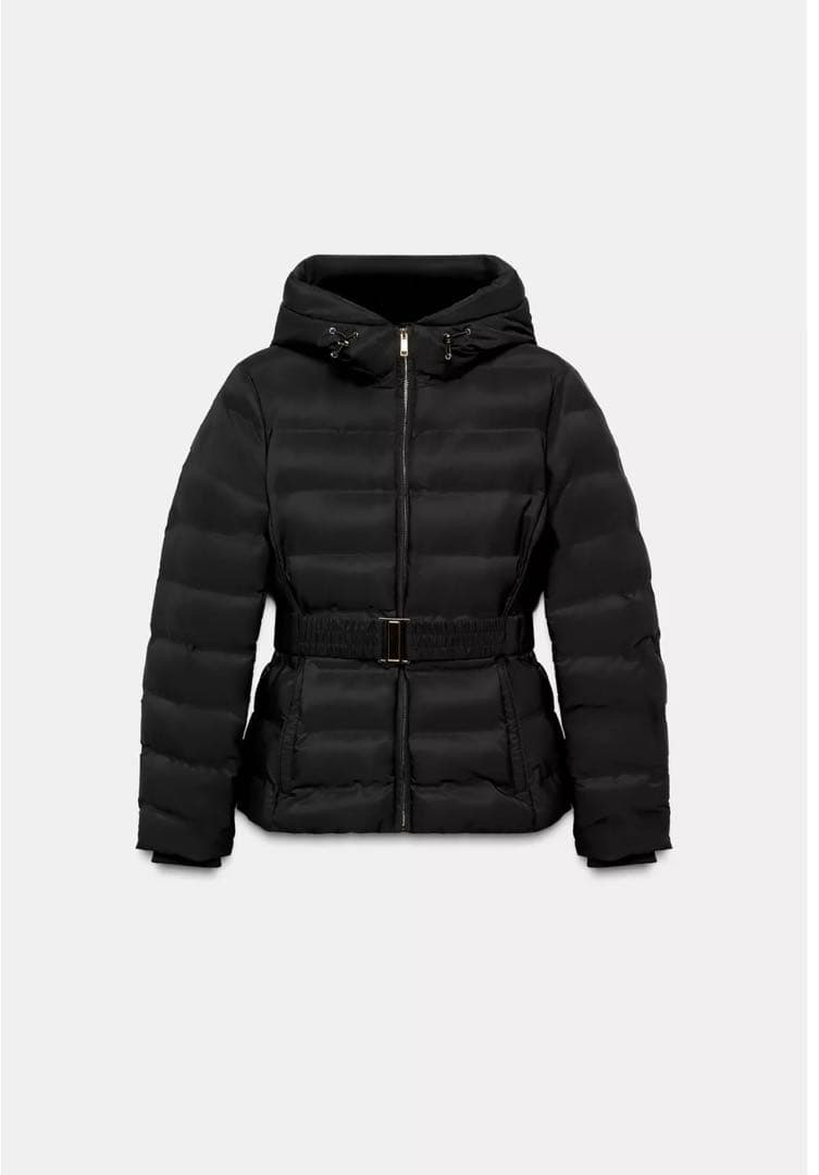 zara 2026年製 スリムフィットショートアノラック　ダウン