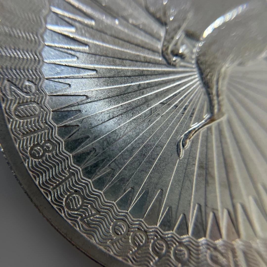 【純銀】オーストラリア　カンガルー 銀貨　1oz ケース付き　⑥