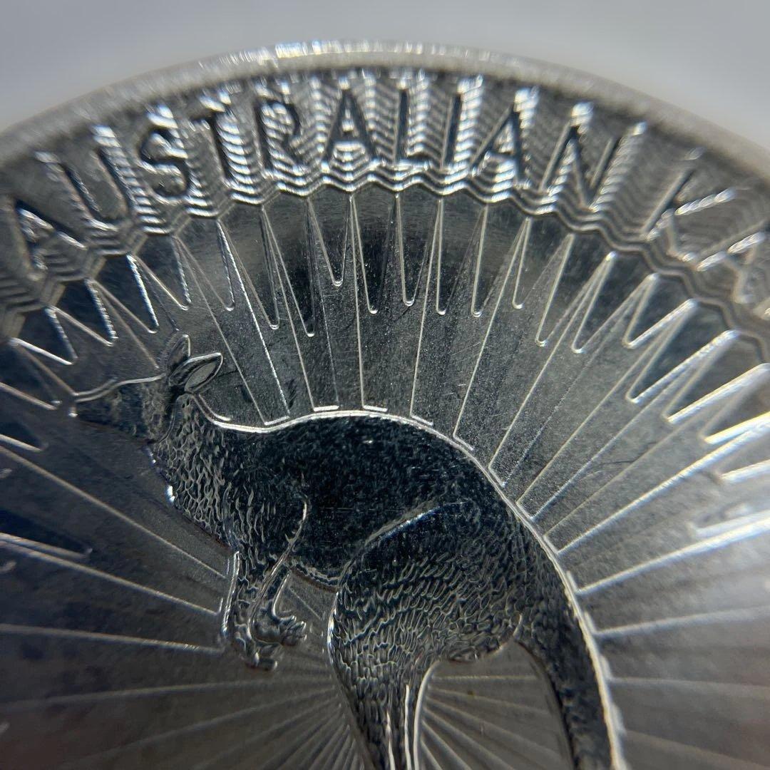 【純銀】オーストラリア　カンガルー 銀貨　1oz ケース付き　⑥