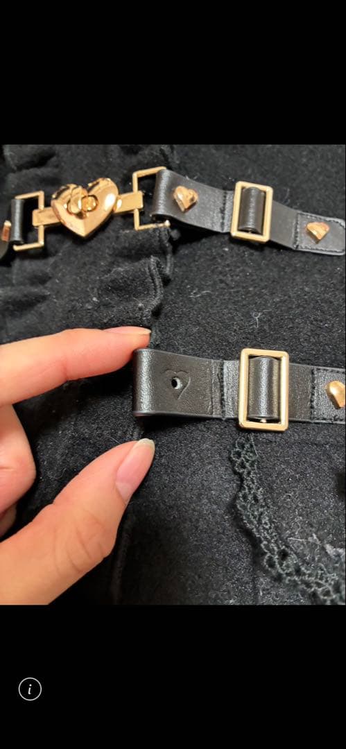 ROJITA ロジータハートバックルショートコート