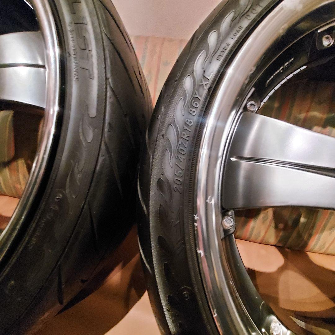 work 深リム18インチホイール+グリップタイヤ！　クラウン　アメ車　シルビア