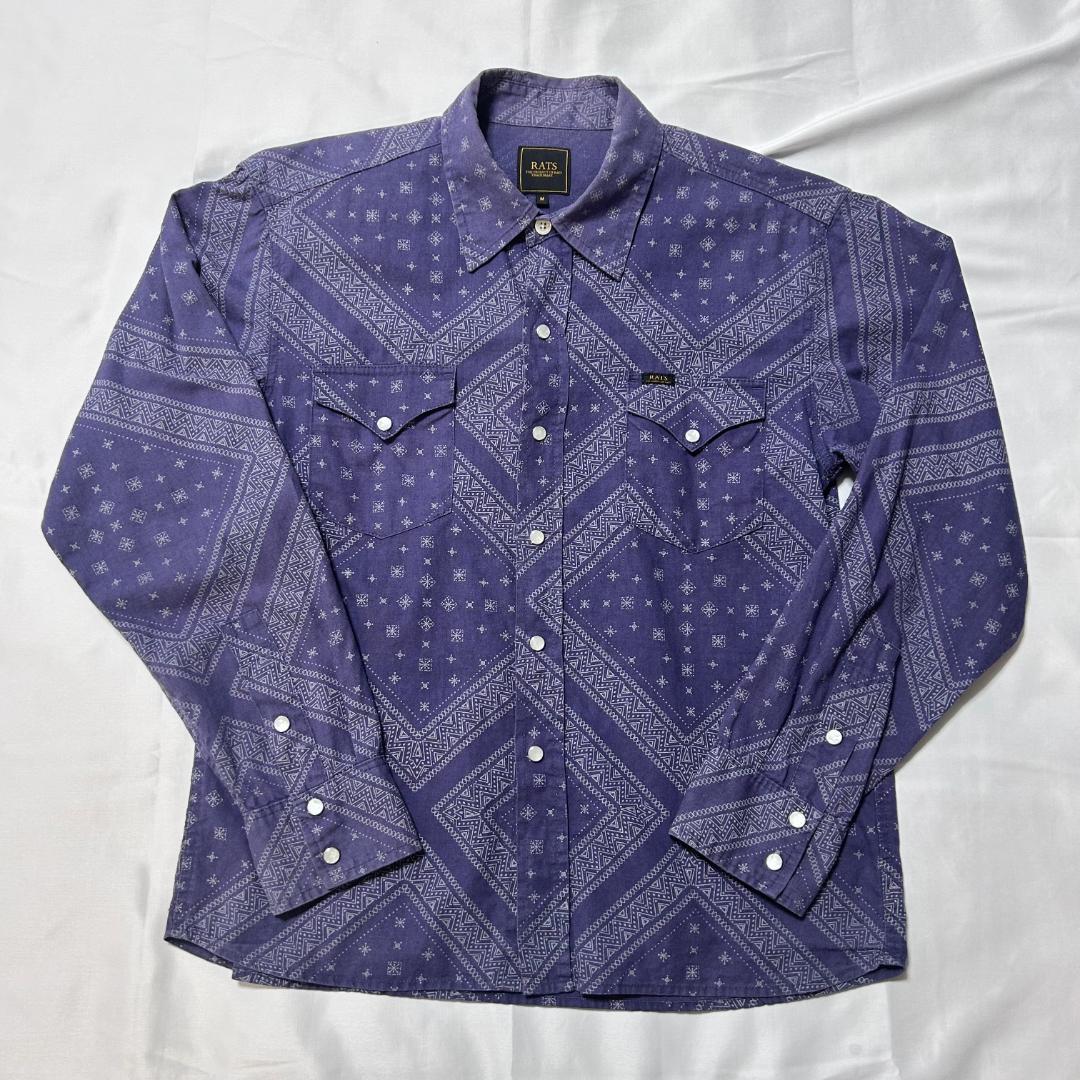 @*@様 キムタク着　RATS WESTERN L/S SHIRT　ラッツ　バン