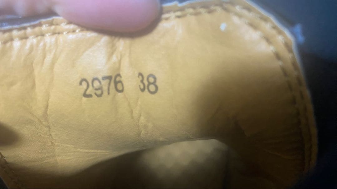 ドクターマーチン 2976 チェルシーブーツ EU38 サイドゴア ブラック