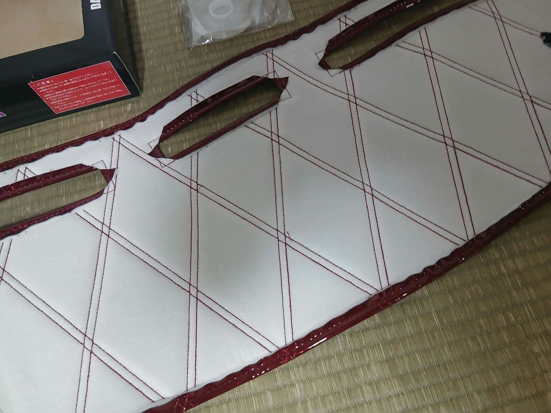 ✨新品　07エルフ　標準　ローキャブ　ダッシュマット　デコトラ　真月光　ワイン✨