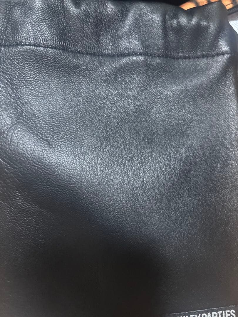 wacko maria レザーポーチ　黒　野村訓市　ロンハーマン　bedwin