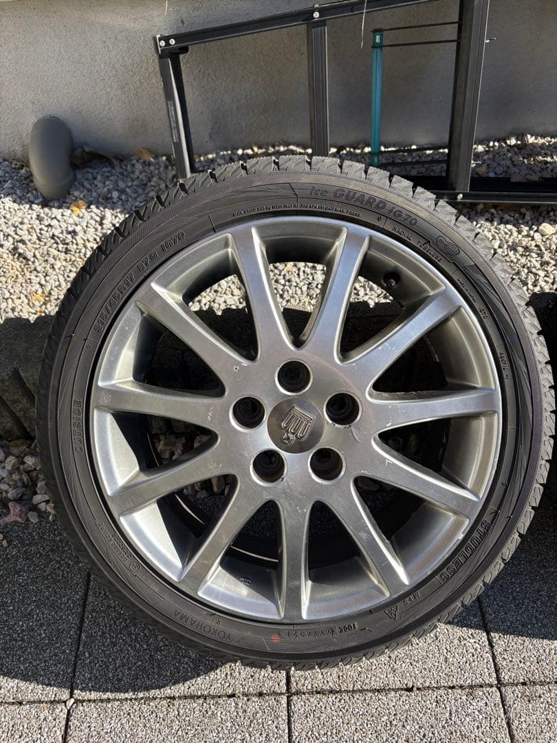 17クラウン 純オプホイール スタッドレス付
