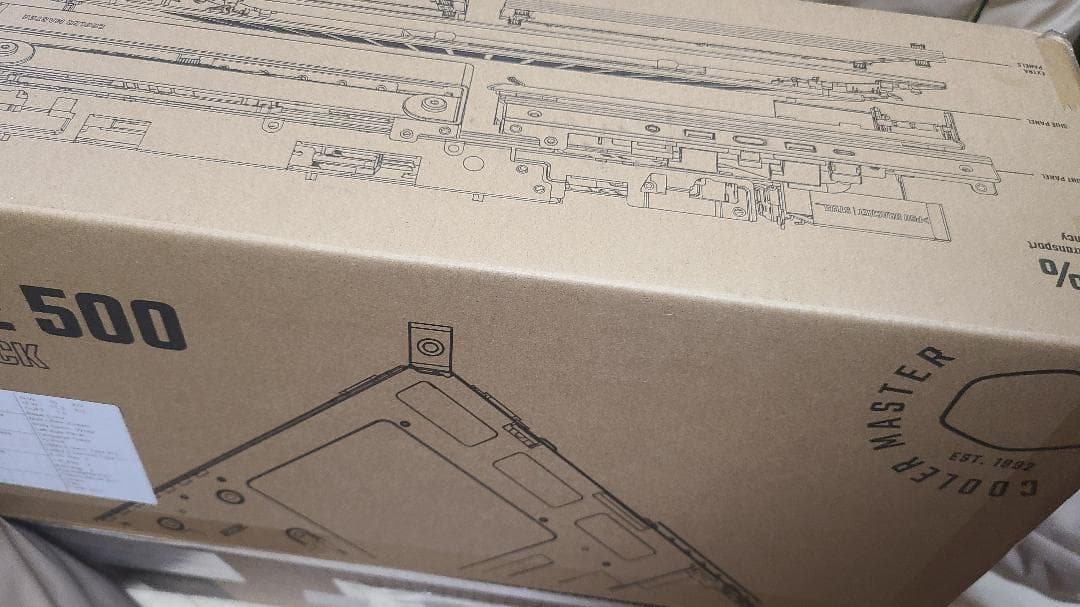 PCケース(自作PC用) COOLER MASTER QUBE 500 Flatpack Macaron