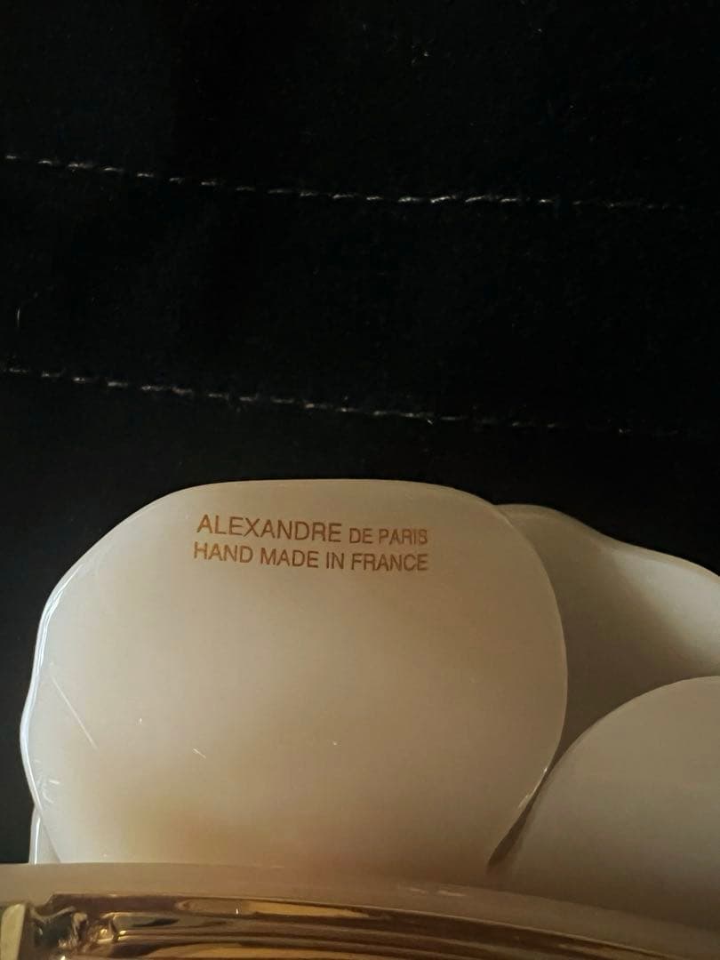 試着のみ　ALEXANDRE DE PARIS フラワーバレッタ