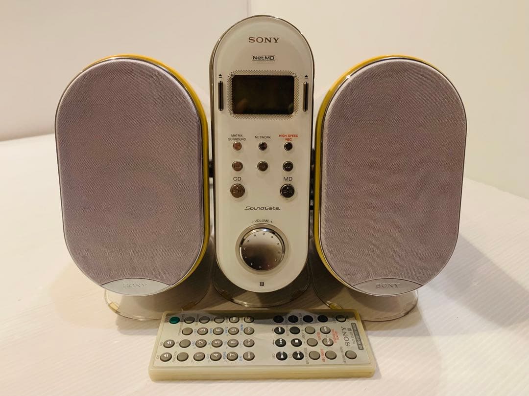 【配線補修済】SONY LAM-Z03 Sound Gate CD/MD コンポ