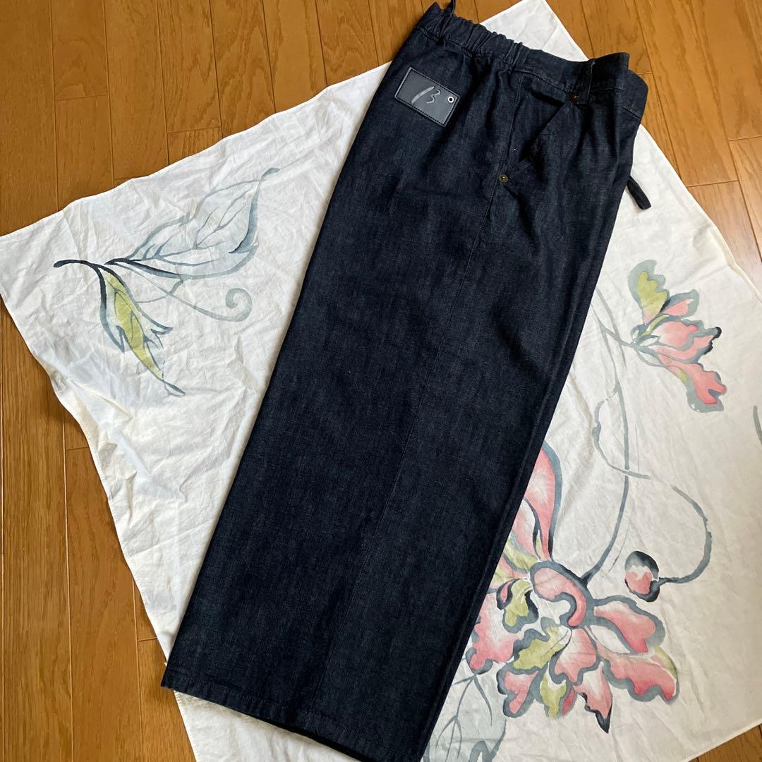 美品！β ベータ　ワイドブルーデニム