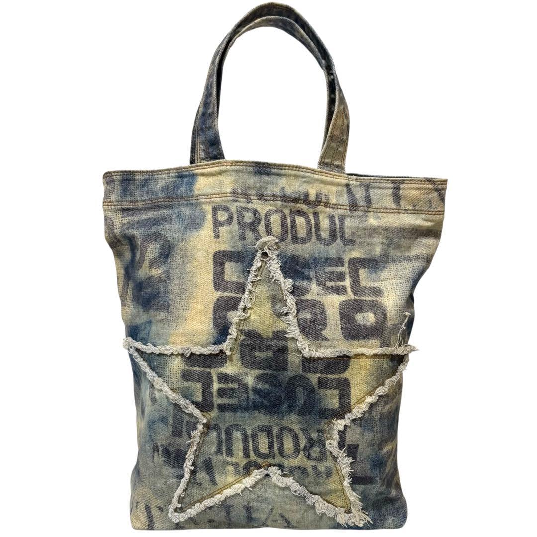 L.G.B. ルグランブルー デニム トートバッグ 加工デニム