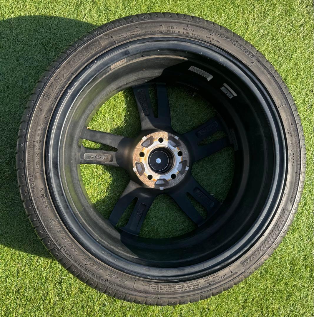 シュタイナー ホイール17インチ タイヤ 205/40r17 PDC 100x5