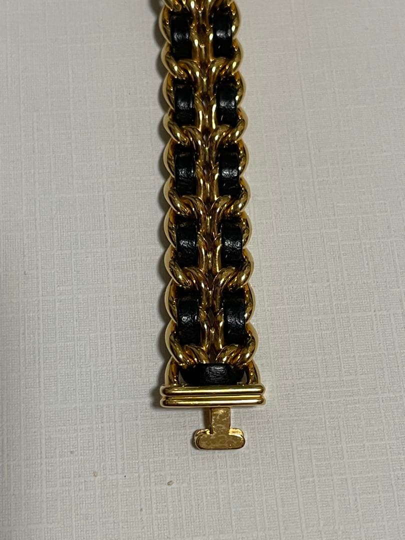 CHANEL プルミエール L ゴールド/ブラック 時計