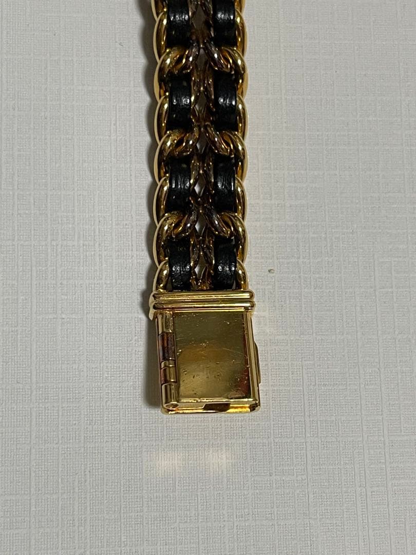 CHANEL プルミエール L ゴールド/ブラック 時計