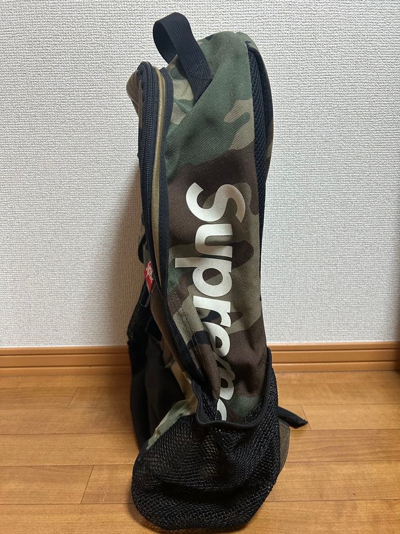 Supreme Logo Backpack’14SS Woodland Camo
