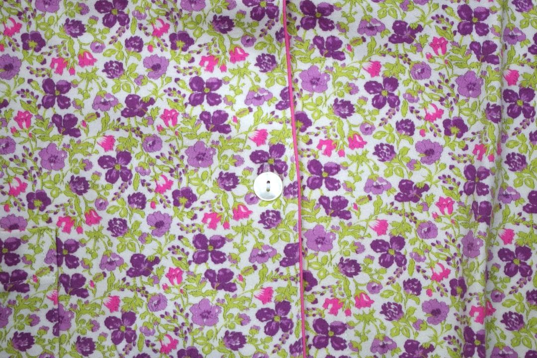 【新品】リバティ LIBERTY fabric　秋冬物総柄パジャマ（M)　日本製