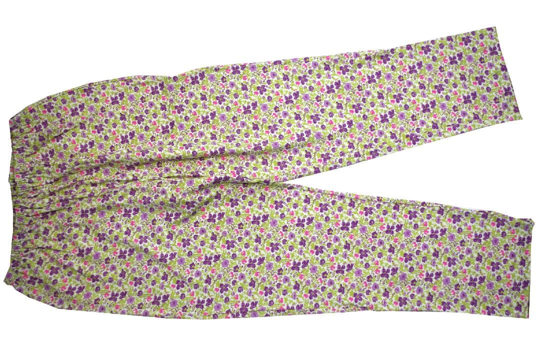 【新品】リバティ LIBERTY fabric　秋冬物総柄パジャマ（M)　日本製