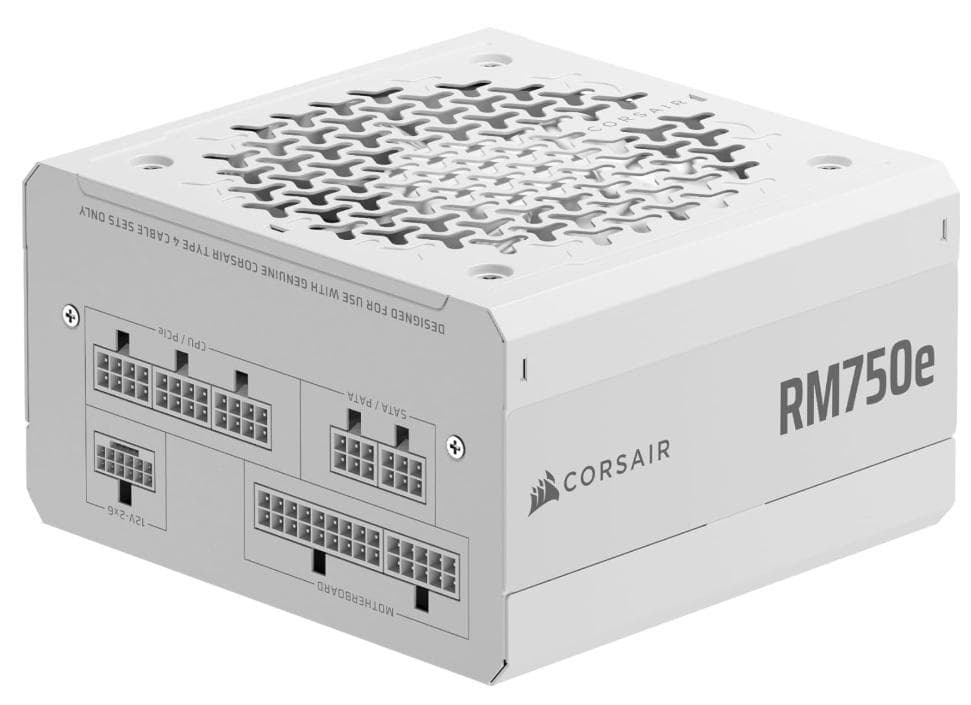 【新品未使用】CORSAIR RM750e 2025ホワイトモデル 750W電源