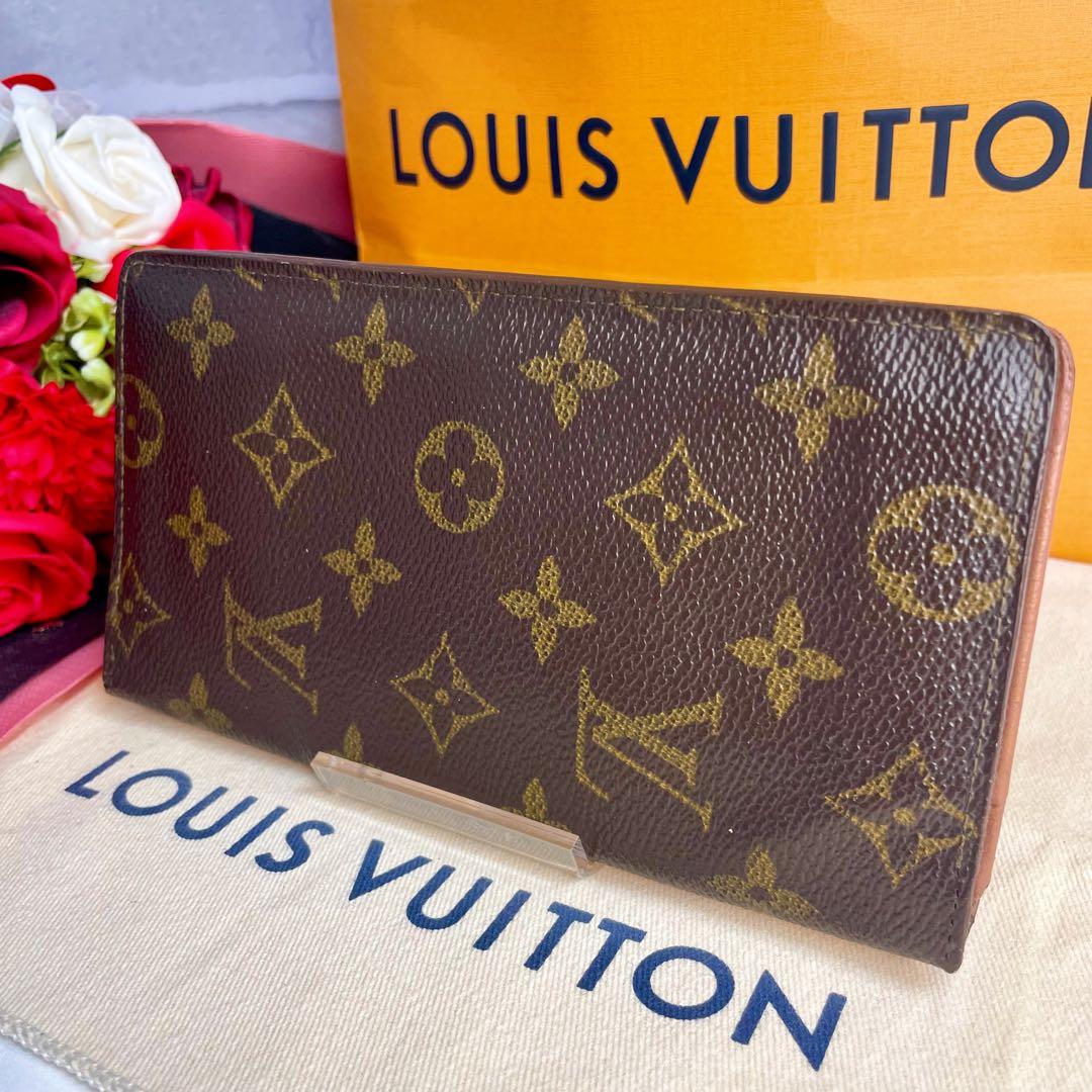 ヴィトン ポルトカルトクレディ モノグラム 長財布 札入れ カード入れ