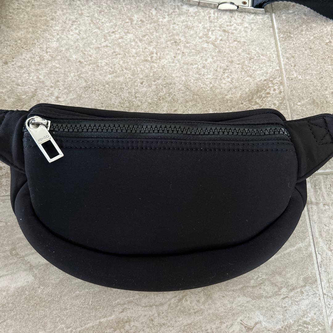 KENZO トラ刺繍 ボディバッグ ブラック