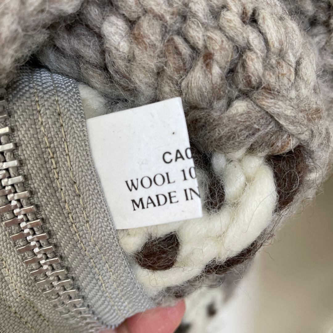 カナダ製　カウチンセーター　アウター　あったか　ウール100% 冬　XL ペア