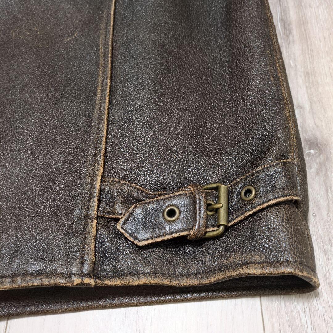 WILSONS LEATHER 本革 レザージャケット ダークブラウン M