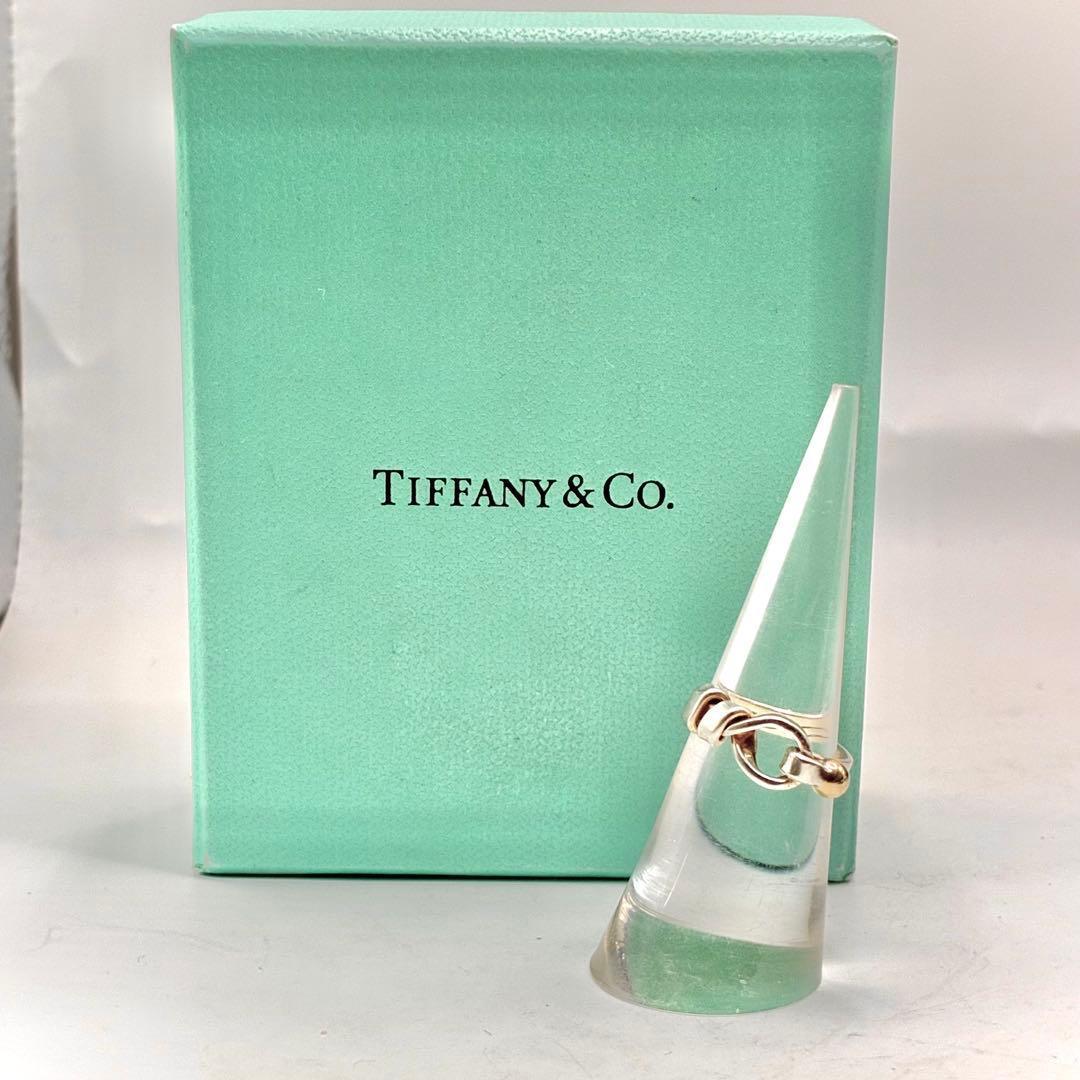 オールドティファニー　8号　フック&アイ　ラブノット　リング　925×750　s