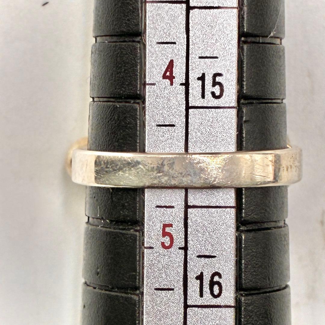 オールドティファニー　8号　フック&アイ　ラブノット　リング　925×750　s