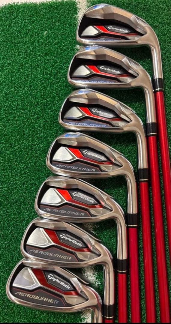 テーラーメイド エアロバーナー メンズアイアンセット 5〜S 7本 フレックスS