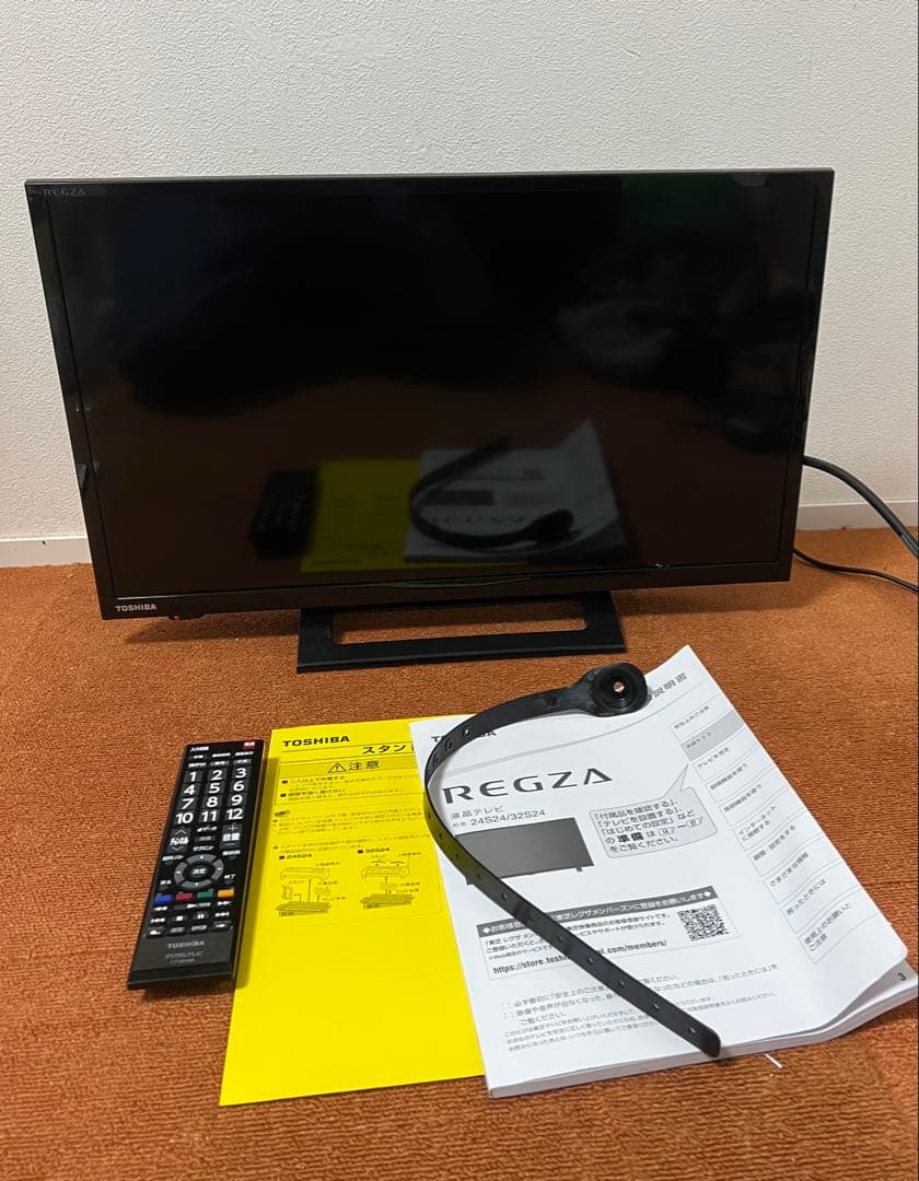 まりまり　東芝 液晶テレビ 24V型 2021年製 外付けHDD録対応