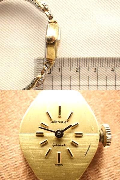 【最終値下】★【1960年代】ウィットナー スイス製 六角フェイス 手巻き腕時計