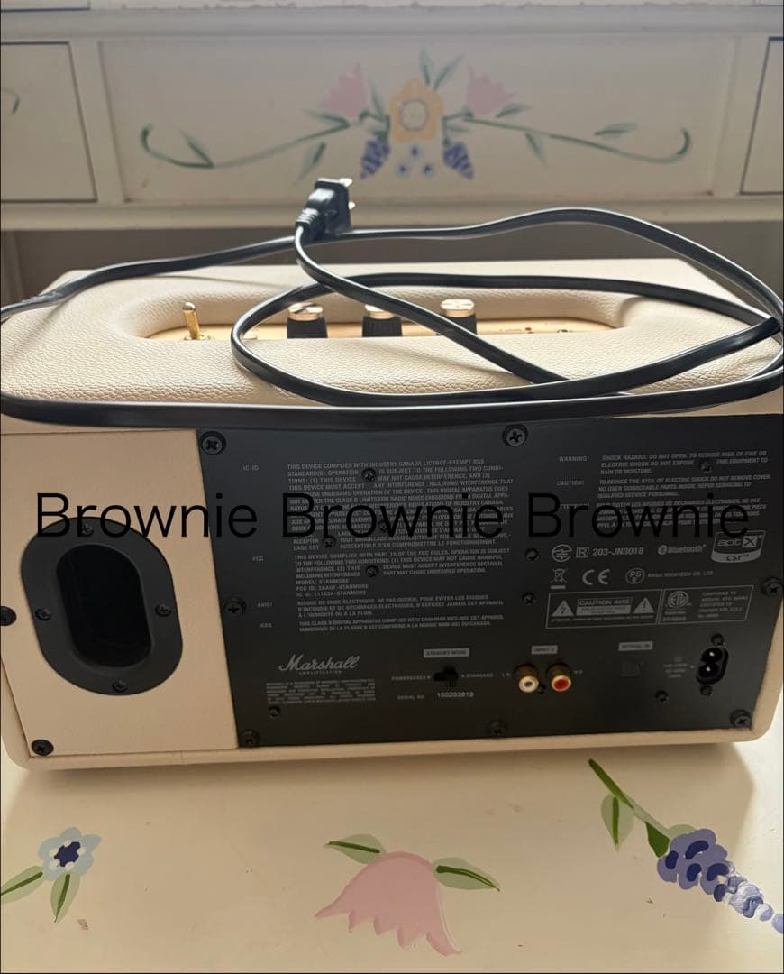 Marshall Stanmore Bluetooth スピーカー クリーム