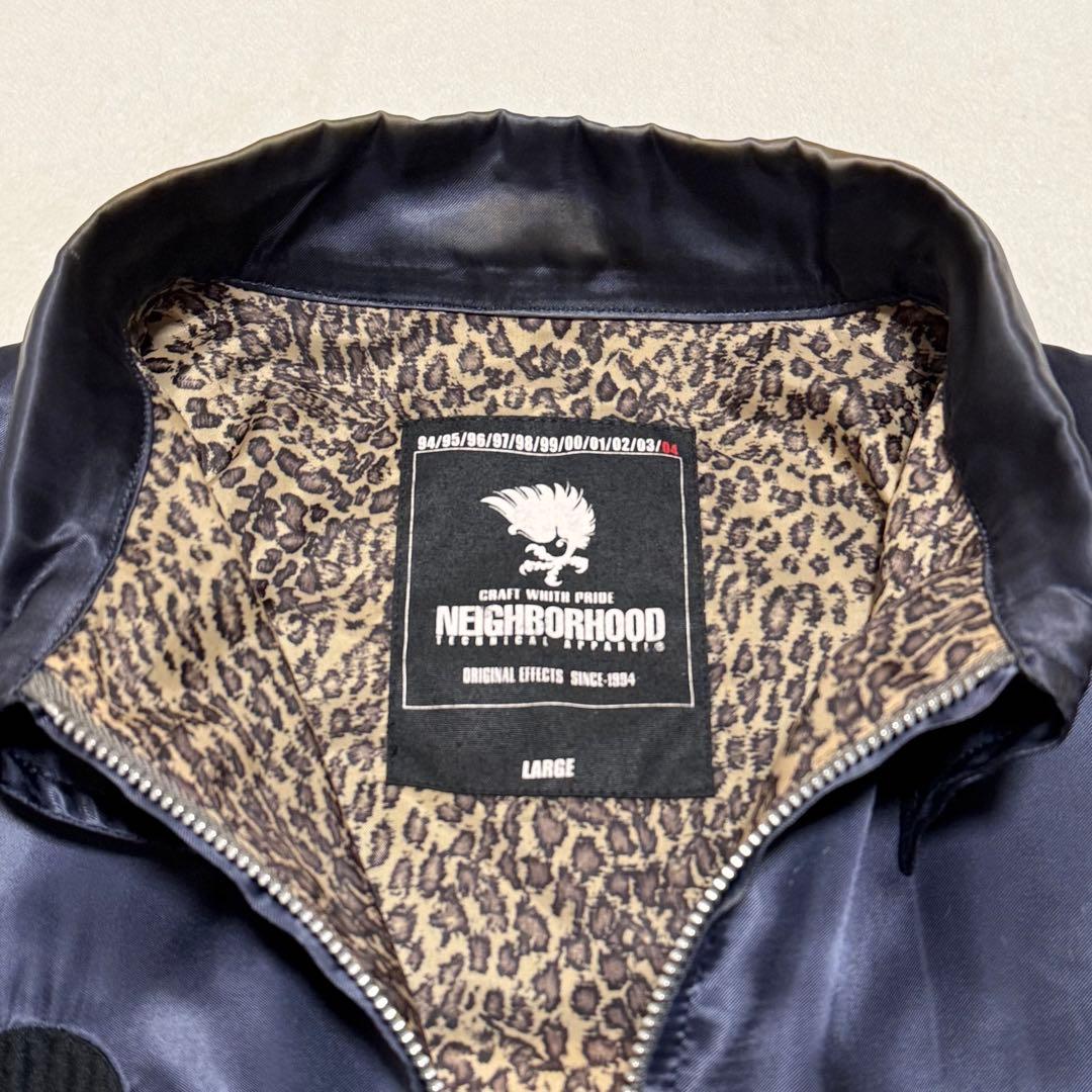 【希少】NEIGHBORHOOD スカジャン 04SS FTW 刺繍 レオパード