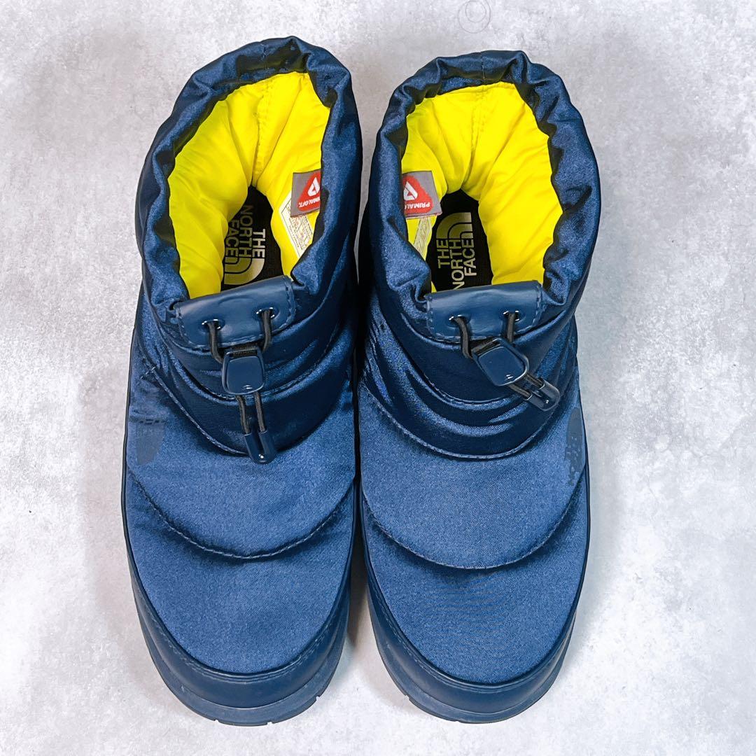 美品【ノースフェイス】ヌプシブーツ (25) ウィンターブーツ　防水　ネイビー