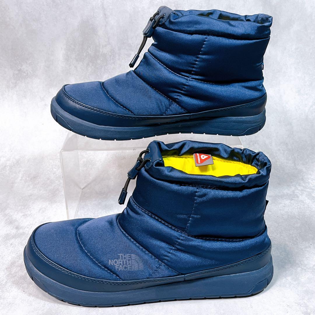 美品【ノースフェイス】ヌプシブーツ (25) ウィンターブーツ　防水　ネイビー