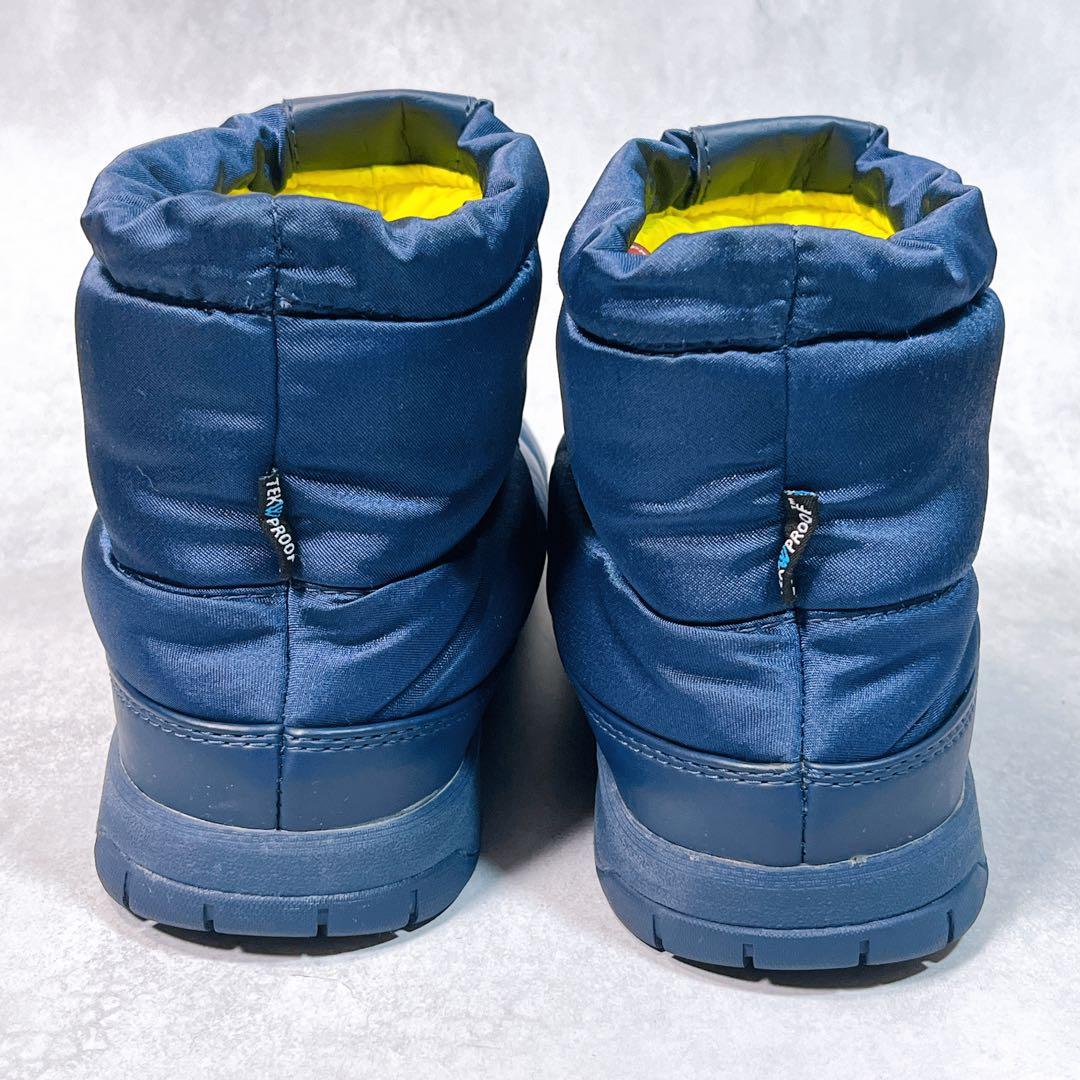 美品【ノースフェイス】ヌプシブーツ (25) ウィンターブーツ　防水　ネイビー