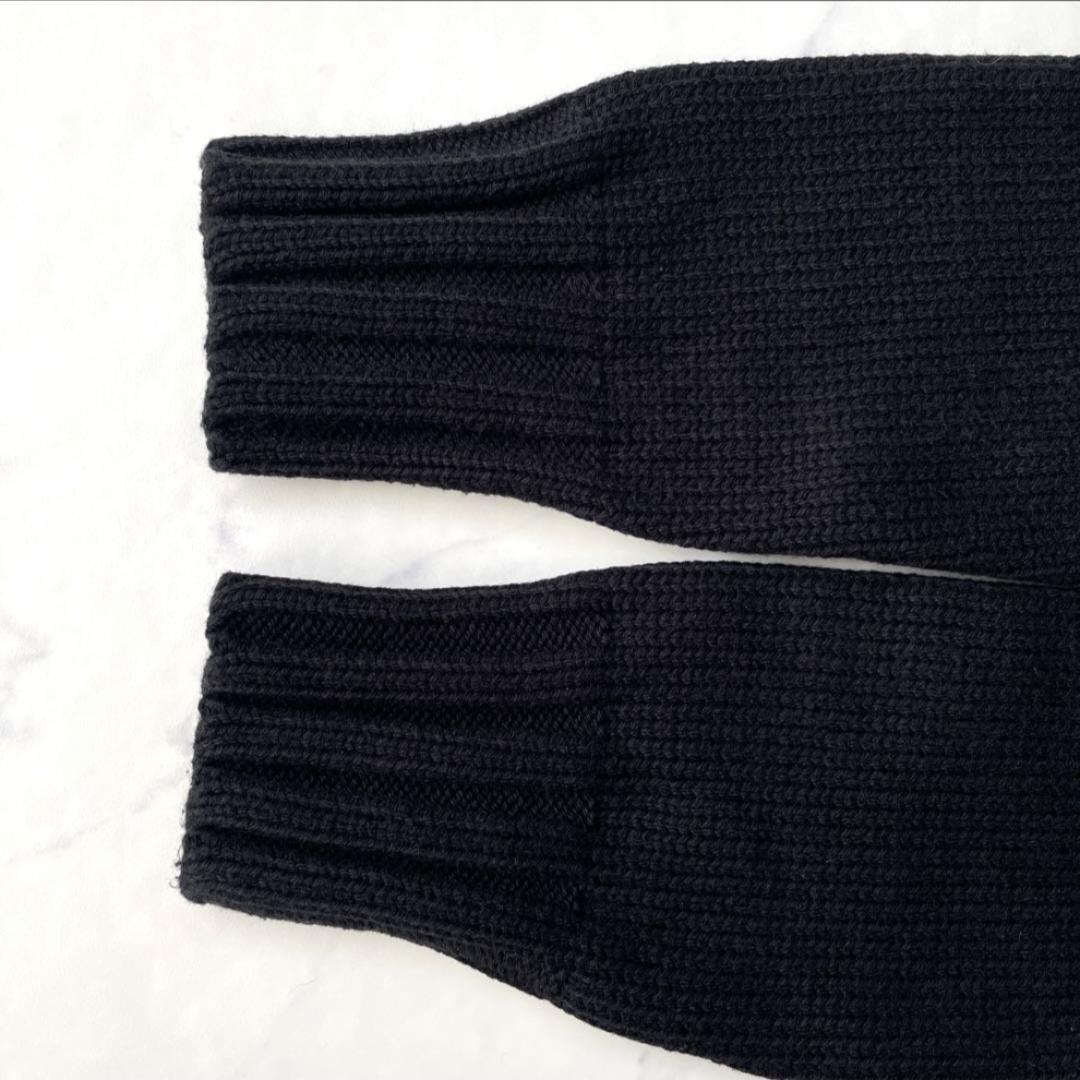 LAUREN RALPH LAUREN シャツドッキングニット ブラック XS