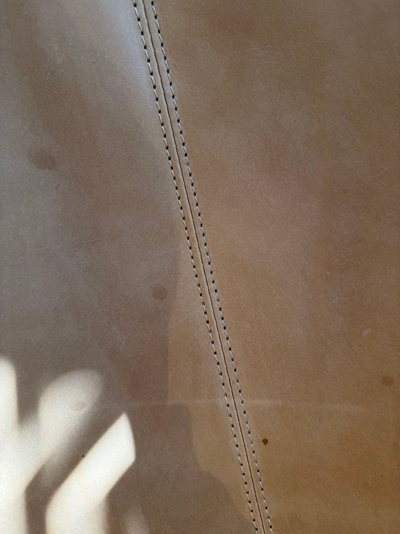 バタフライチェア ベージュ レザー★美品