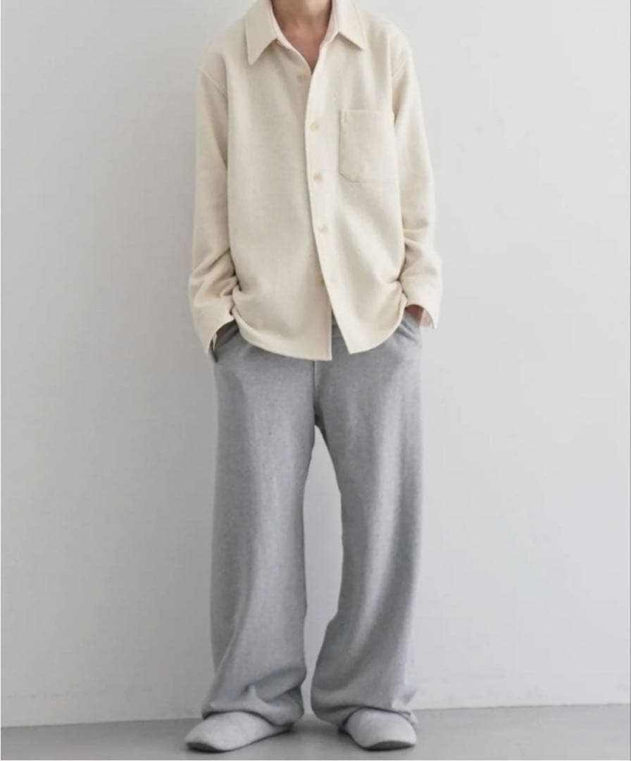 か*い様 AURALEE spun tweed shirt blouso