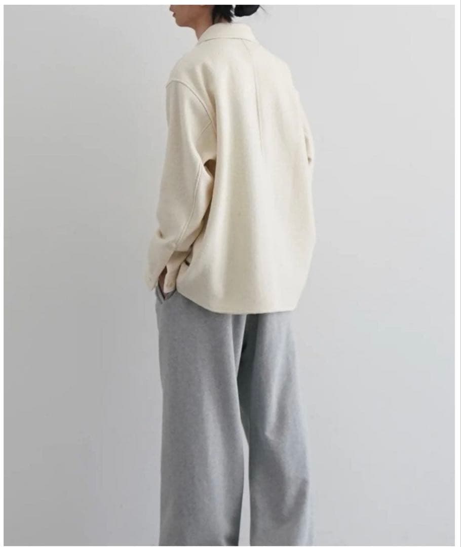 か*い様 AURALEE spun tweed shirt blouso