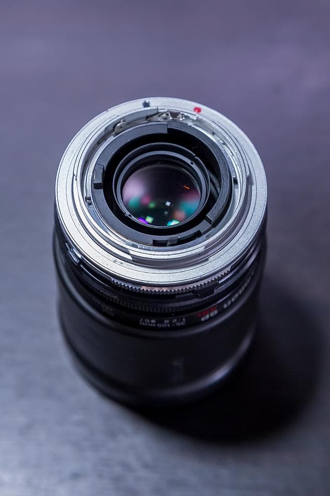 TAMRON SP 35-105mm F2.8 ニコンF NK-EOSアダプター