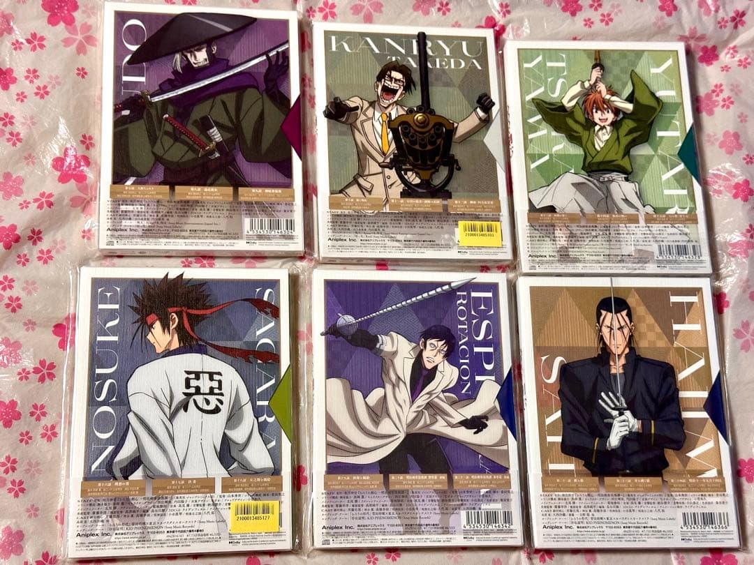 M*売様 るろうに剣心　明治剣客浪漫譚　DVD 3〜8巻セット